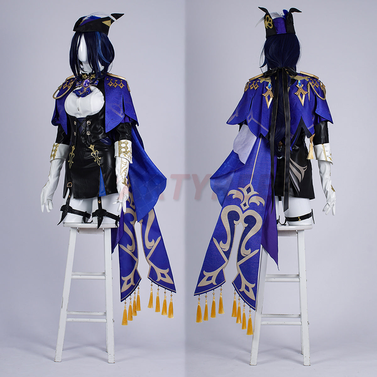 Genshin Impact Clorinde Cosplay Costume Ver.2 – Partyree