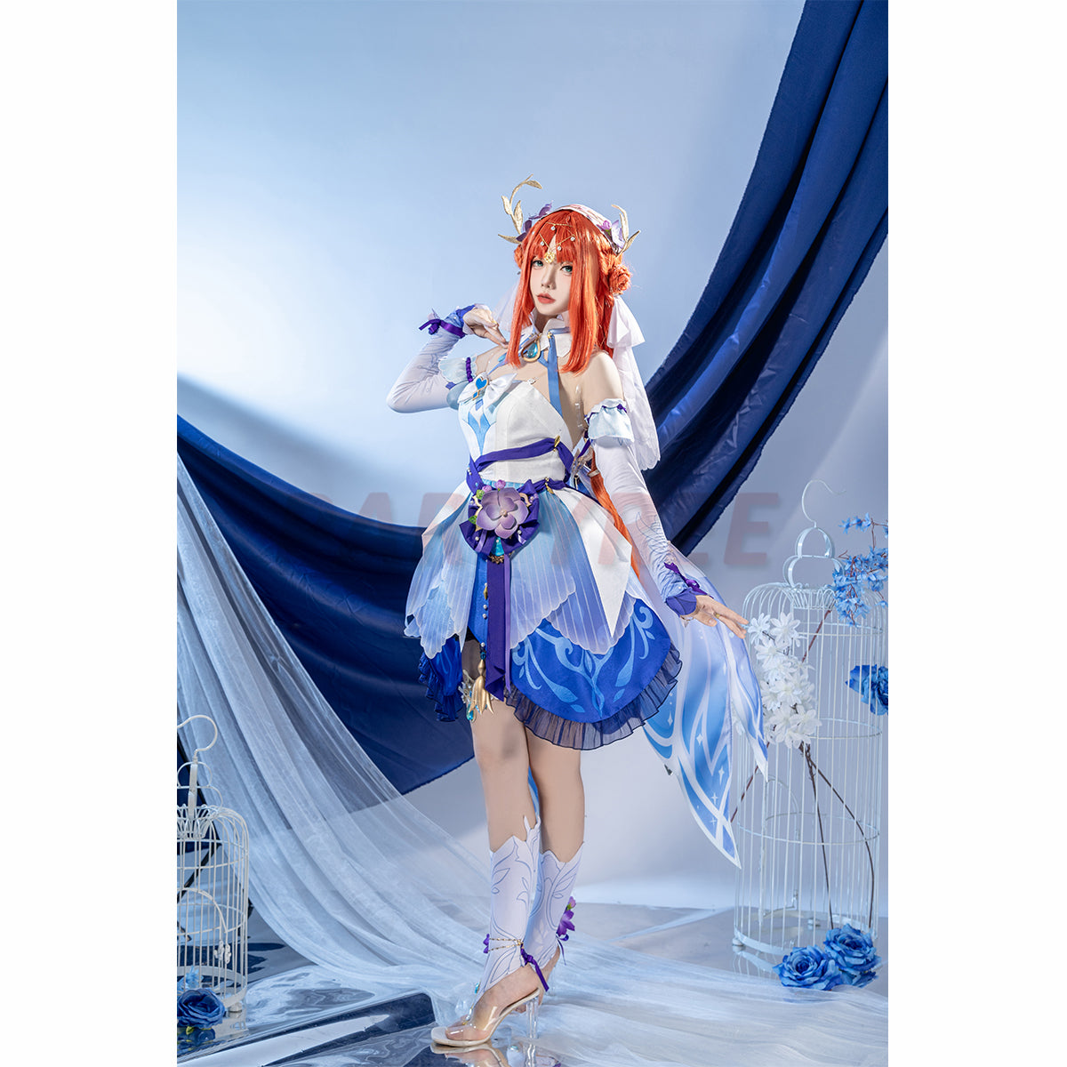 Genshin Impact Nilou New Skin Breeze of Sabaa Cosplay Costume