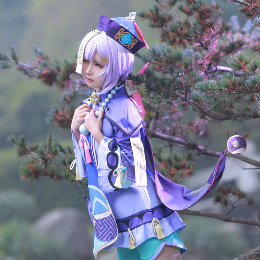 Genshin Impact Qiqi Cosplay Costumes Ver.2