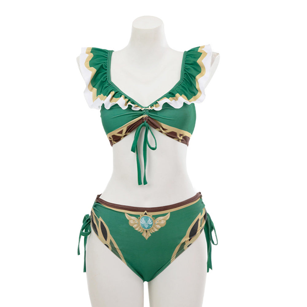 Genshin Impact Swimsuit Venti Cosplay Costumes