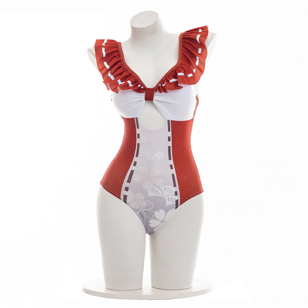 Genshin Impact Swimsuit Yae Miko Cosplay Costumes