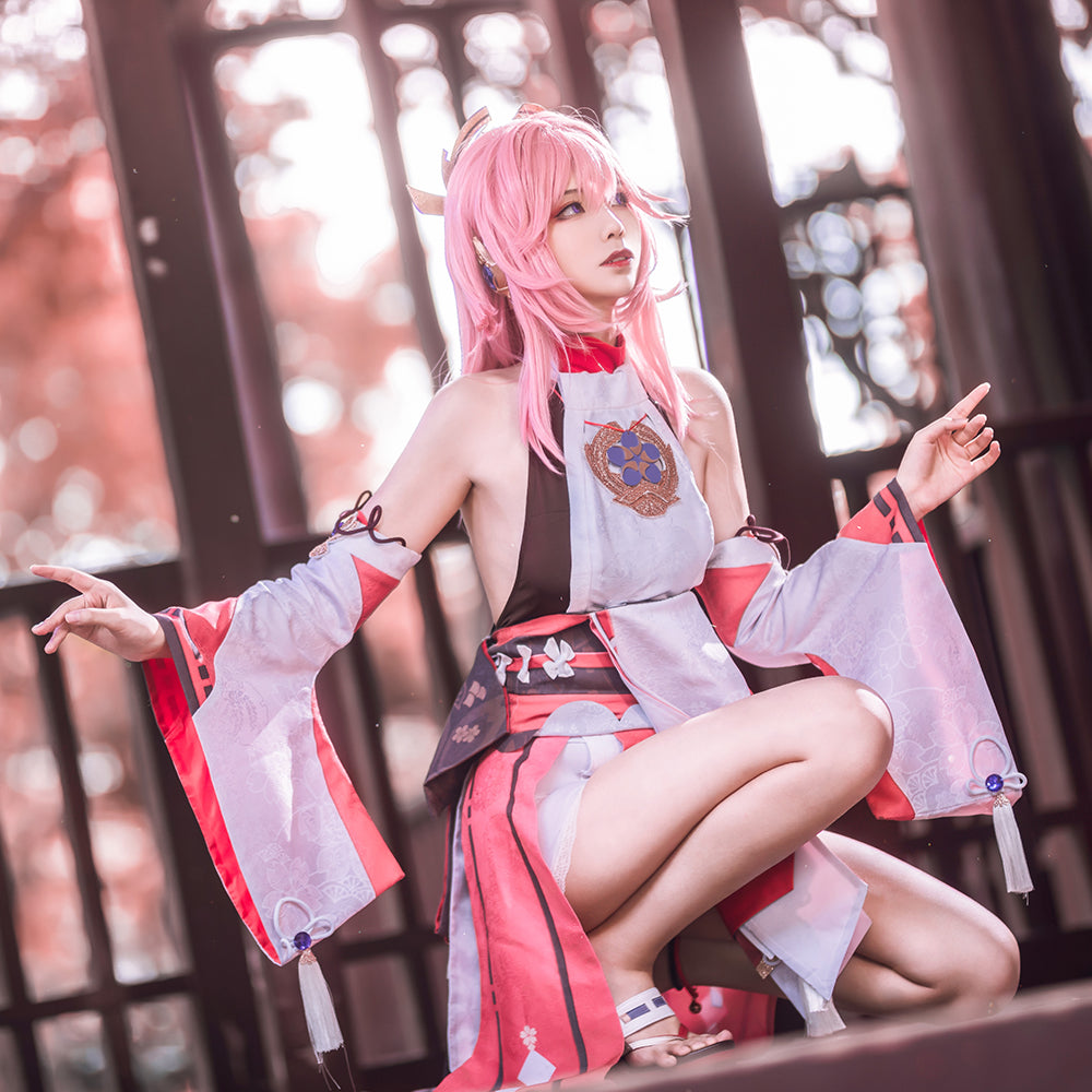 Genshin Impact Yae Miko Cosplay Costumes