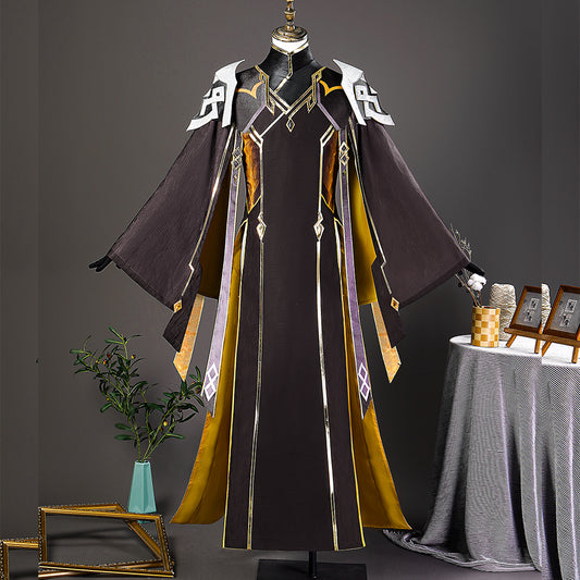 Genshin Impact Zhongli Cosplay Costumes Ver.3