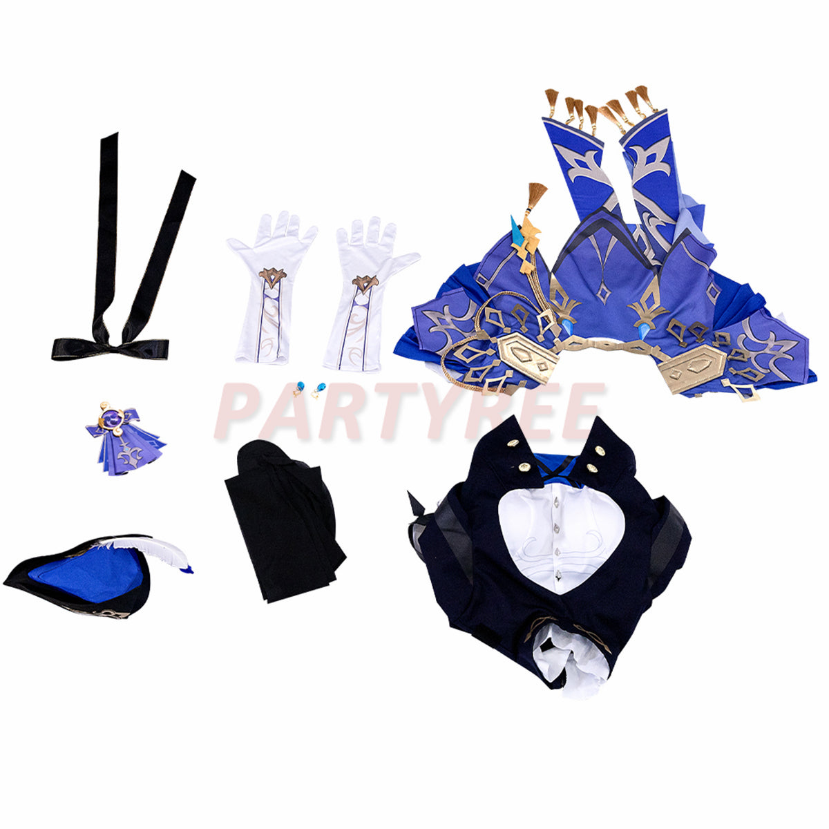 Genshin Impact Clorinde Cosplay Costume Ver.3