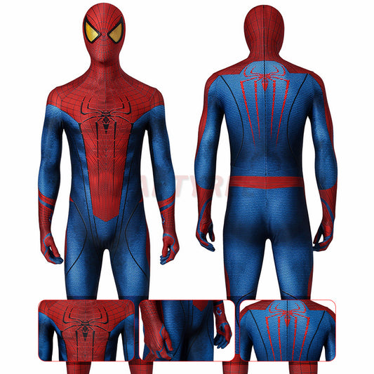 The Amazing Spideran Cosplay Costume Peter Parker HD Printed Jumpsuit