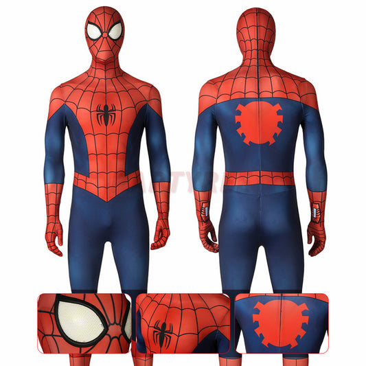Ultimate Spiderman Cosplay Bodysuit Spider-Man Red Classic Costume