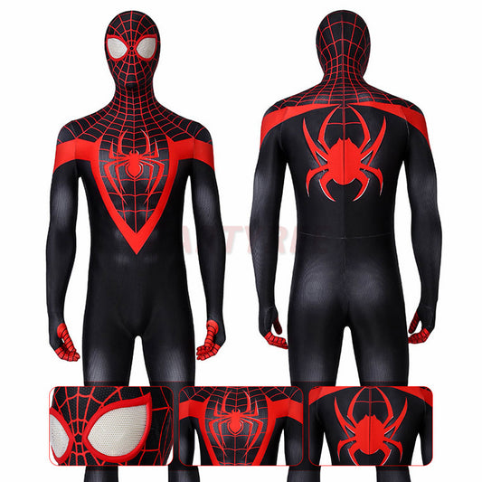 Ultimate Spiderman Cosplay Costume Miles Morales PS5 Jumpsuit