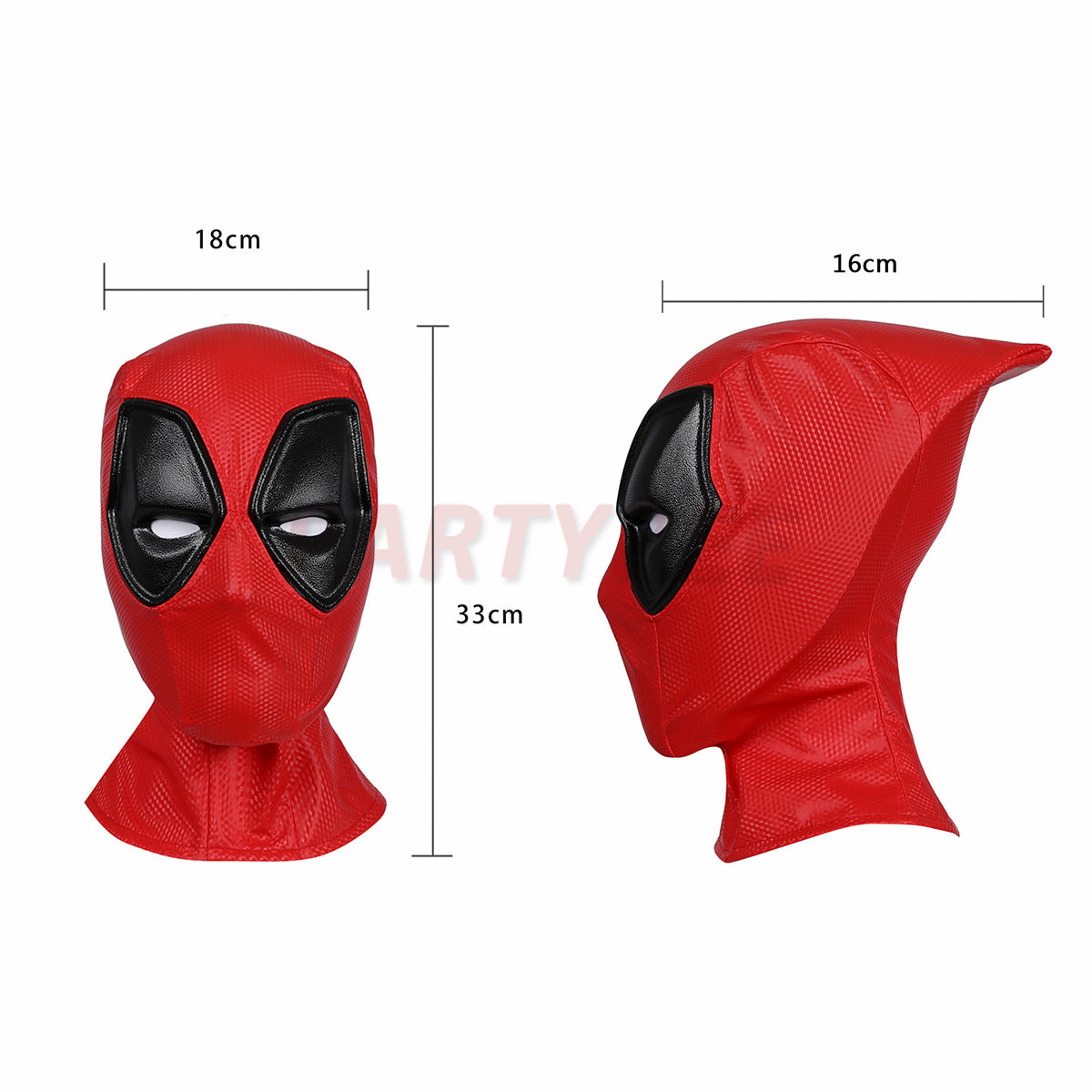 Deadpool & Wolverine Samurai Deadpool Leather Cosplay 3D Mask