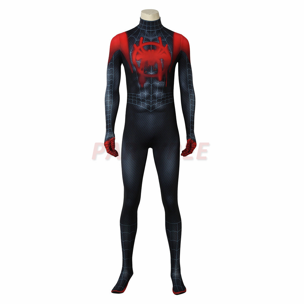 Ultimate Spider-man Costume Into the Spider-Verse Miles Morales Bodysuit