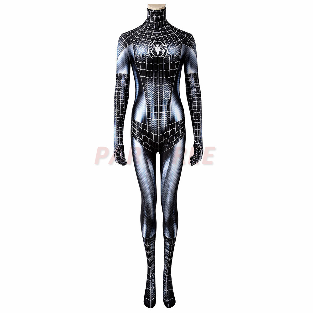 Venom Female Cosplay Costume Spiderman Ladies Jumpsuit