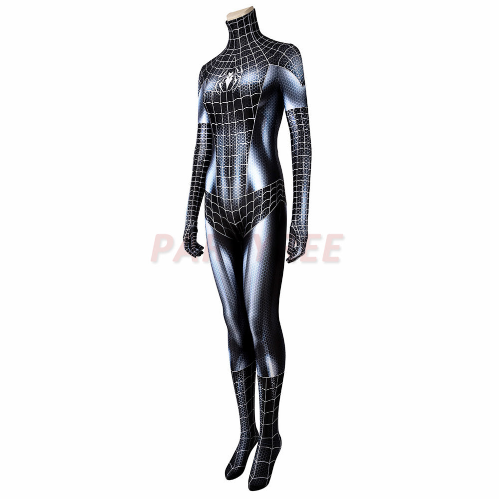 Venom Female Cosplay Costume Spiderman Ladies Jumpsuit