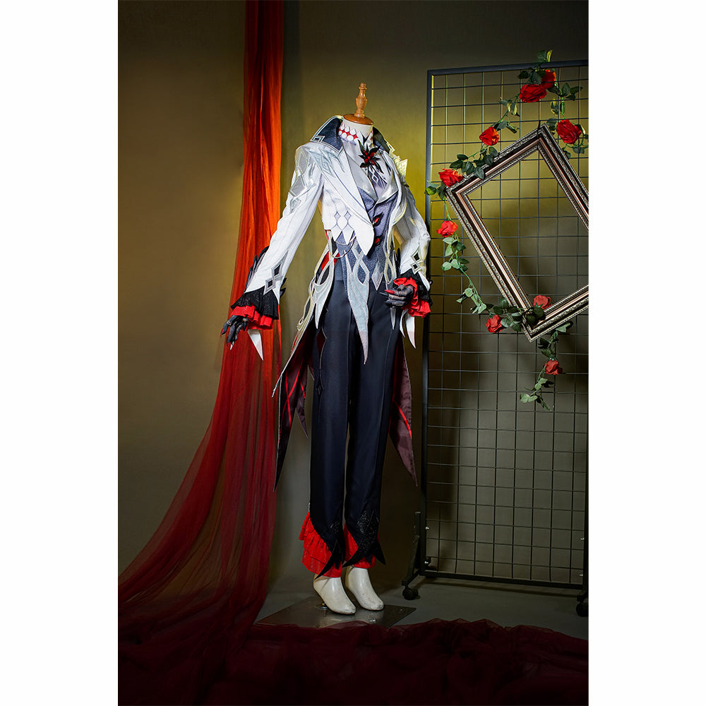 Genshin Impact The Knave Arlecchino Cosplay Costume
