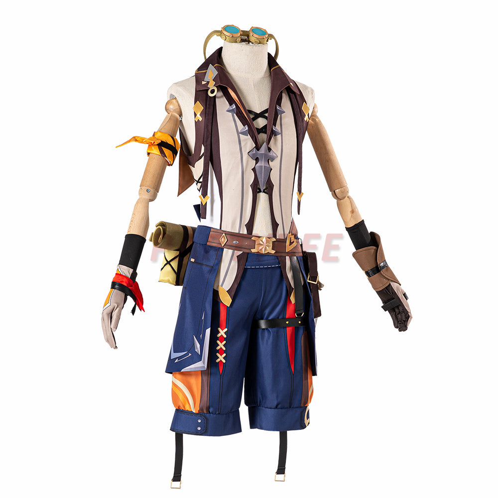 Genshin Impact Bennett Cosplay Costumes Ver.2