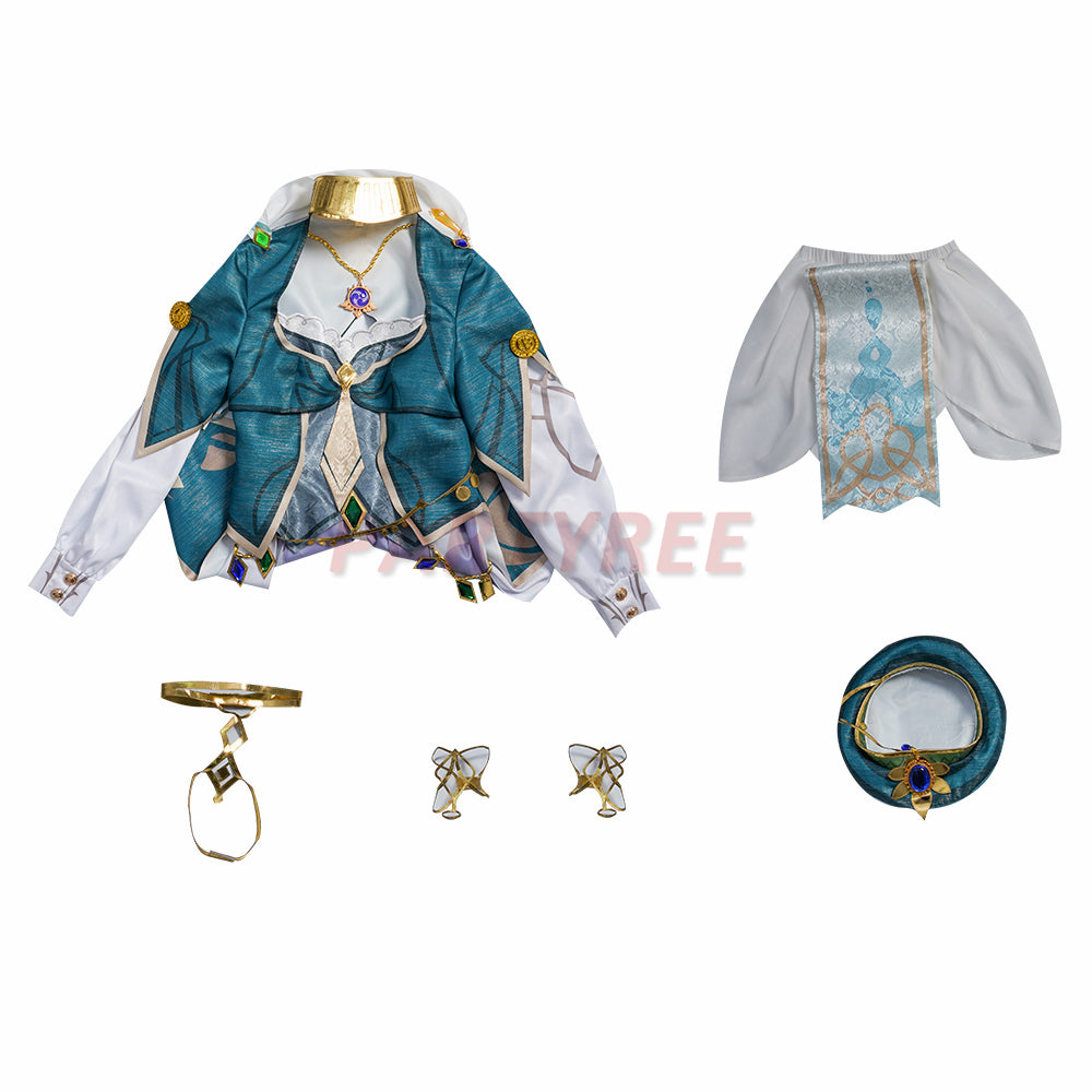 Genshin Impact A Sobriquet Under Shade Lisa Cosplay Costumes Ver.3