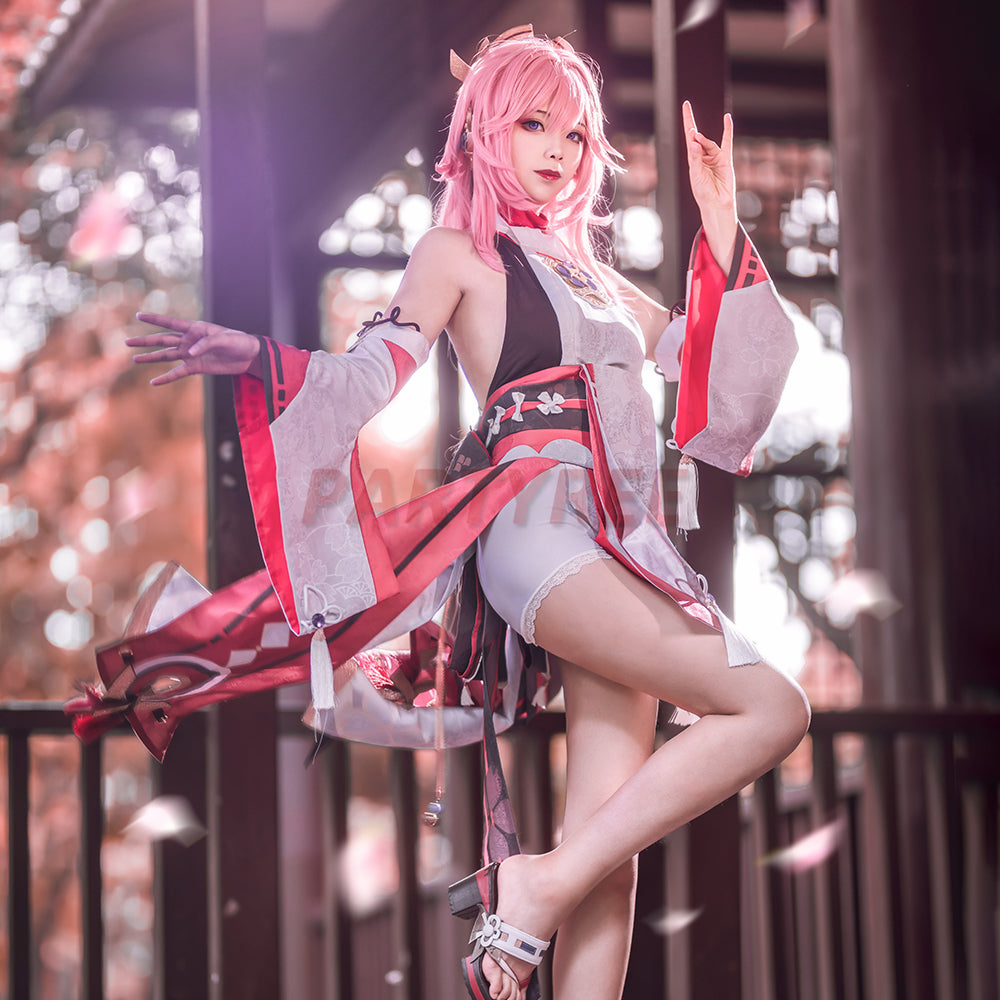 Genshin Impact Yae Miko Cosplay Costumes