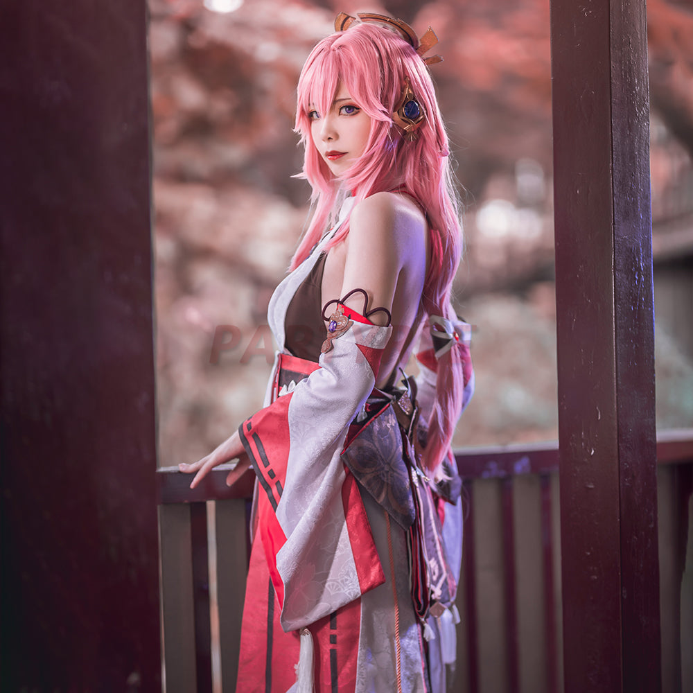 Genshin Impact Yae Miko Cosplay Costumes