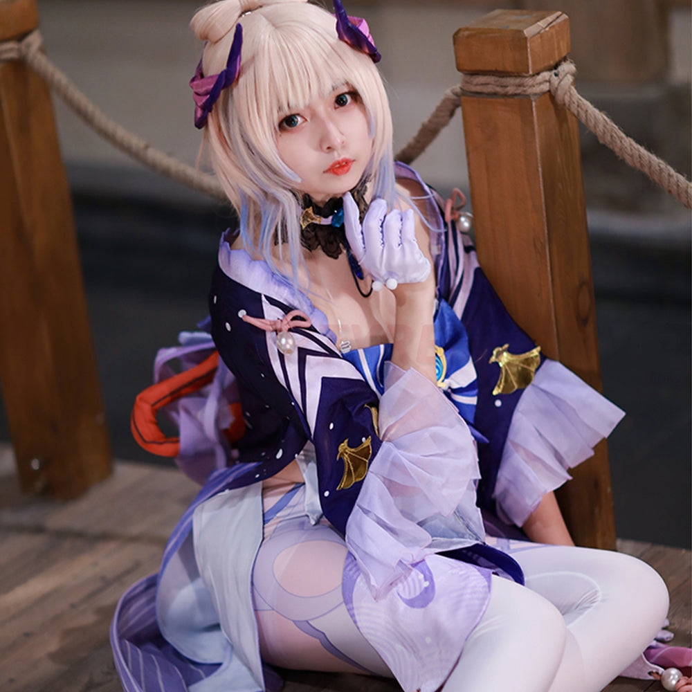 Genshin Impact Sangonomiya Kokomi Cosplay Costumes