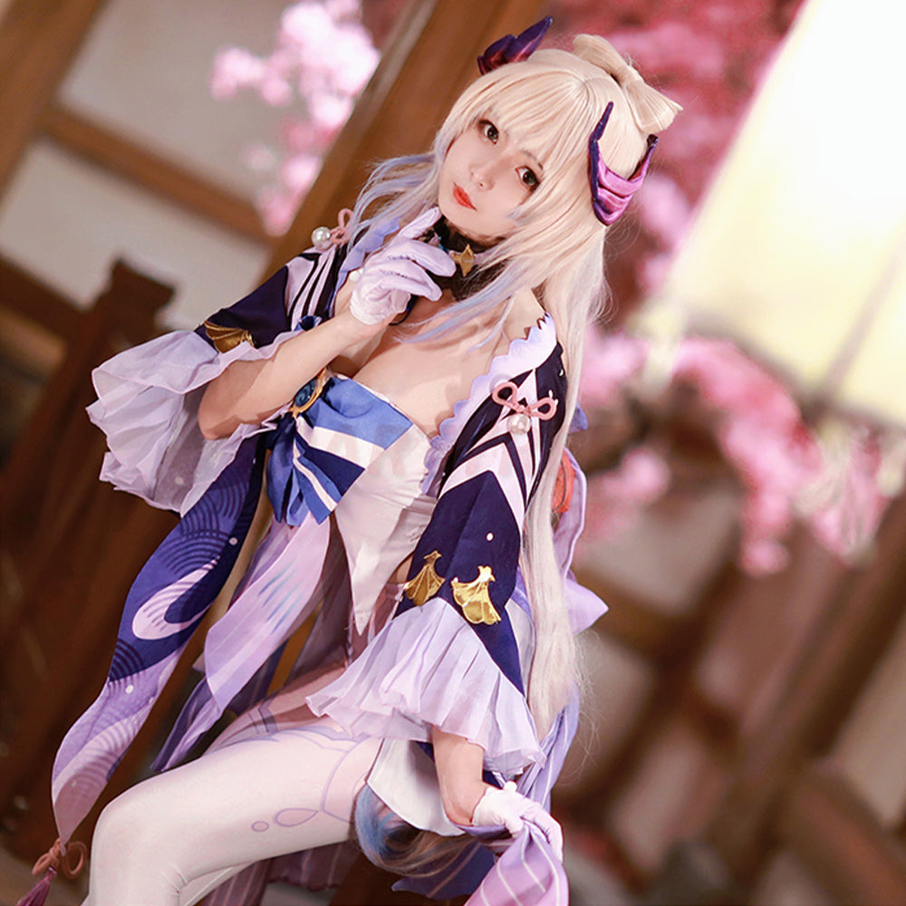 Genshin Impact Sangonomiya Kokomi Cosplay Costumes