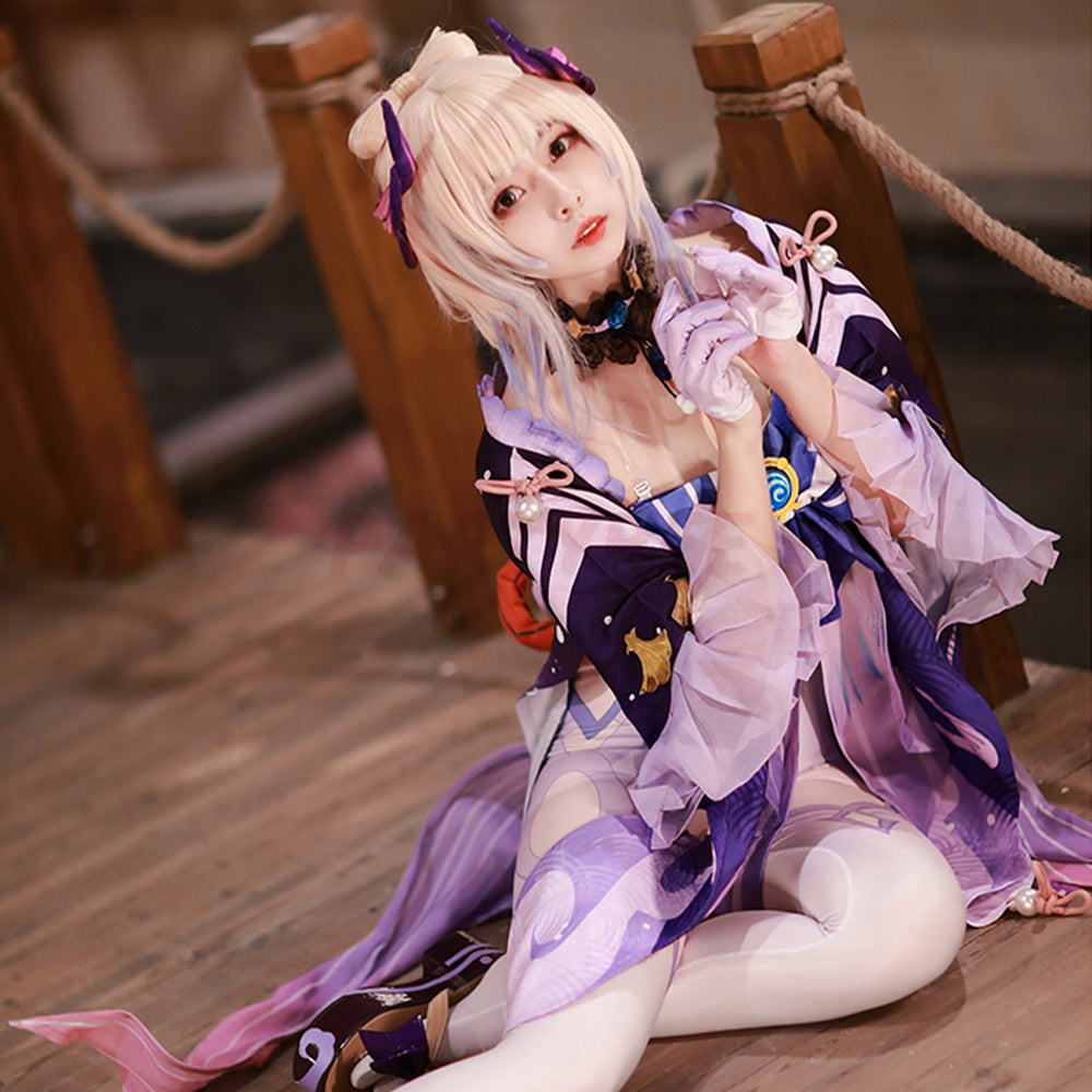 Genshin Impact Sangonomiya Kokomi Cosplay Costumes