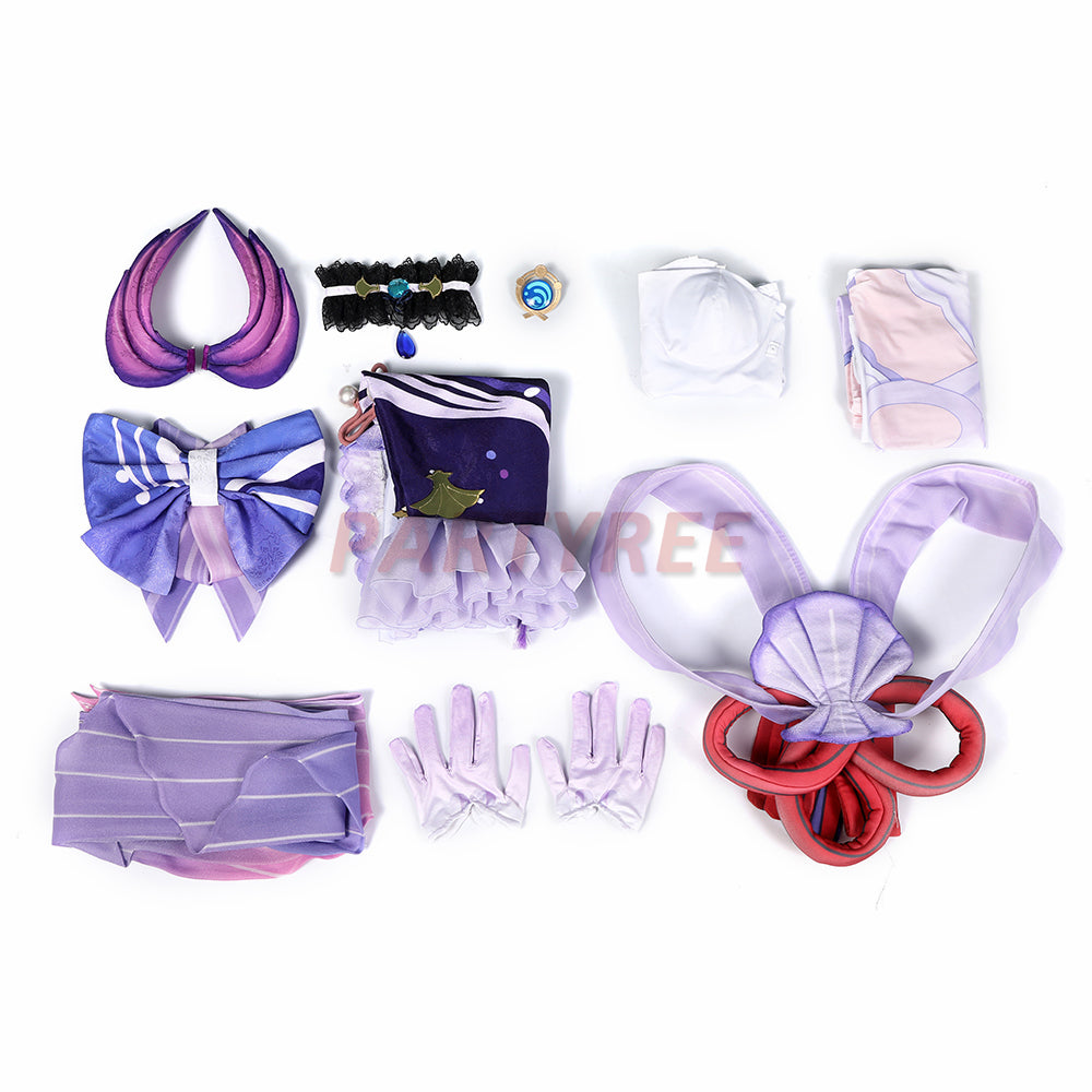 Genshin Impact Sangonomiya Kokomi Cosplay Costumes