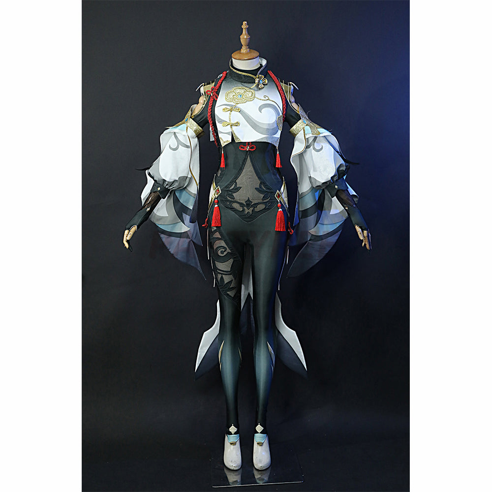 Genshin Impact Shenhe Cosplay Costumes Ver.2