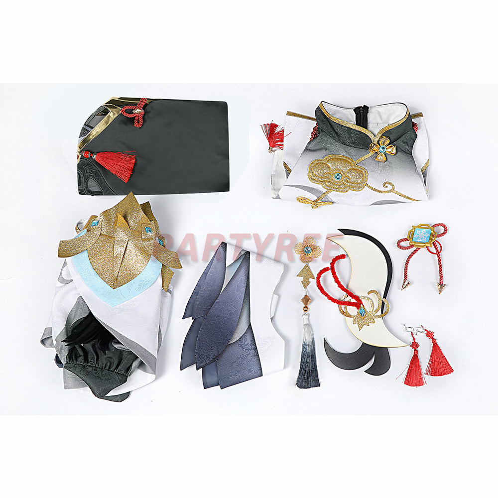 Genshin Impact Shenhe Cosplay Costumes Ver.2