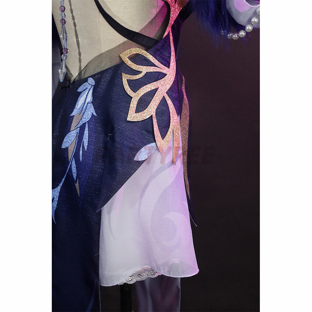 Genshin Impact Ningguang Orchid's Evening Gown Cosplay Costumes