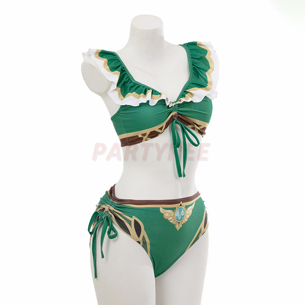 Genshin Impact Swimsuit Venti Cosplay Costumes